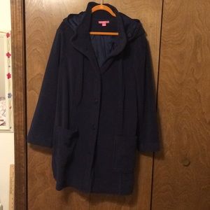 Long fleece - like lined coat !